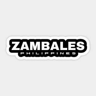 Zambales Philippines Sticker